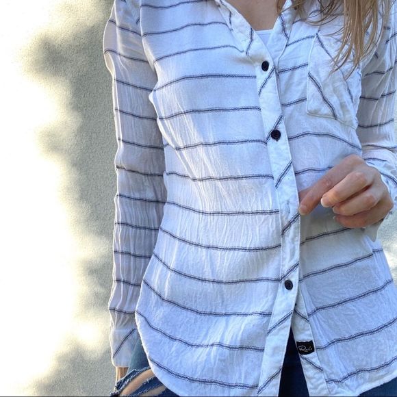 Rails plaid stripe button down small - Picture 5 of 6